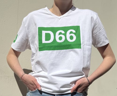 T-Shirt met V-hals