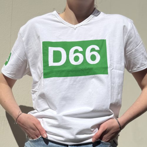T-Shirt met V-hals