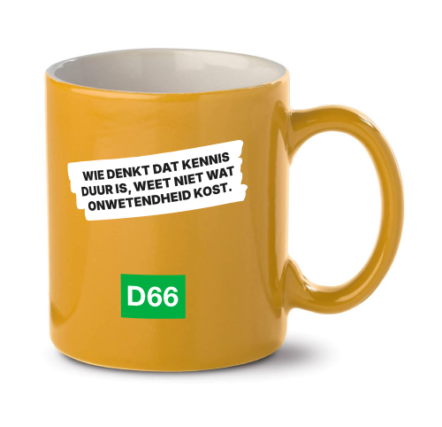 Pre-order D66 Onderwijsmok