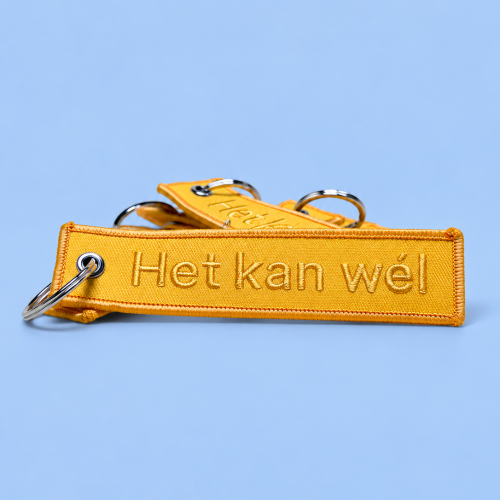 Het kan wél sleutelhanger - geel