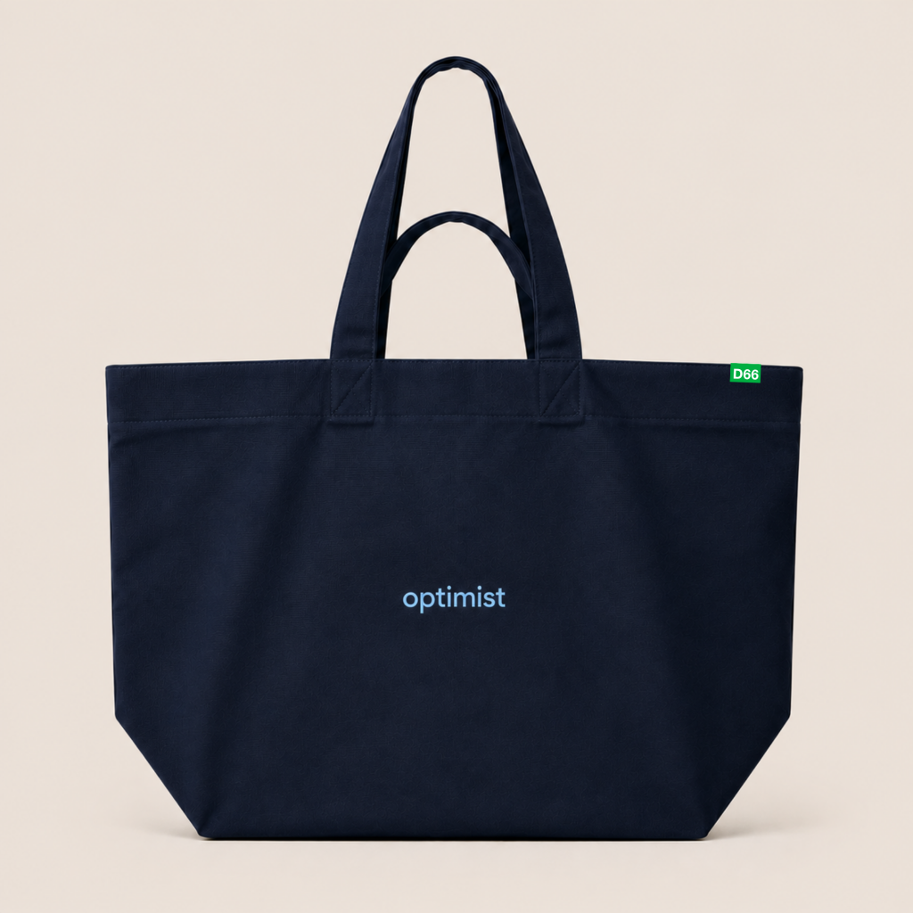 Jubileum totebag optimist - blauw